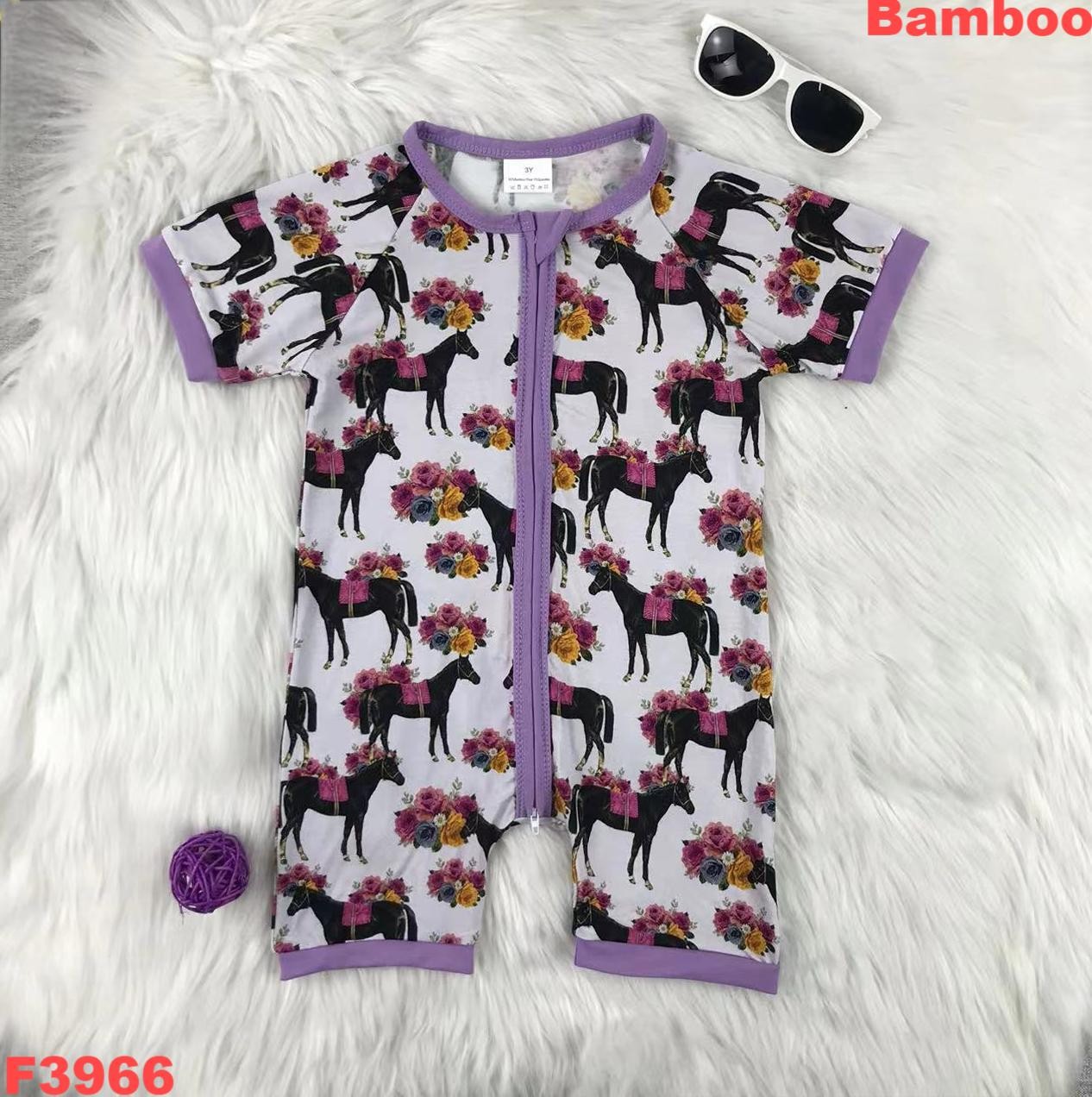 Bamboo Bodysuit Baby - Baby Mädchen Jungen Bambus Strampler Kinder
