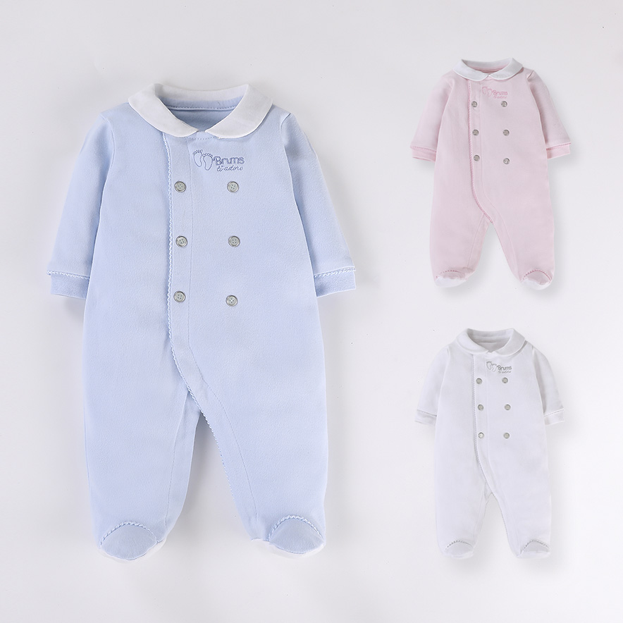 Bamboo Bodysuit Baby - 0M Neugeborenen Baby Strampler mit Füßen,
