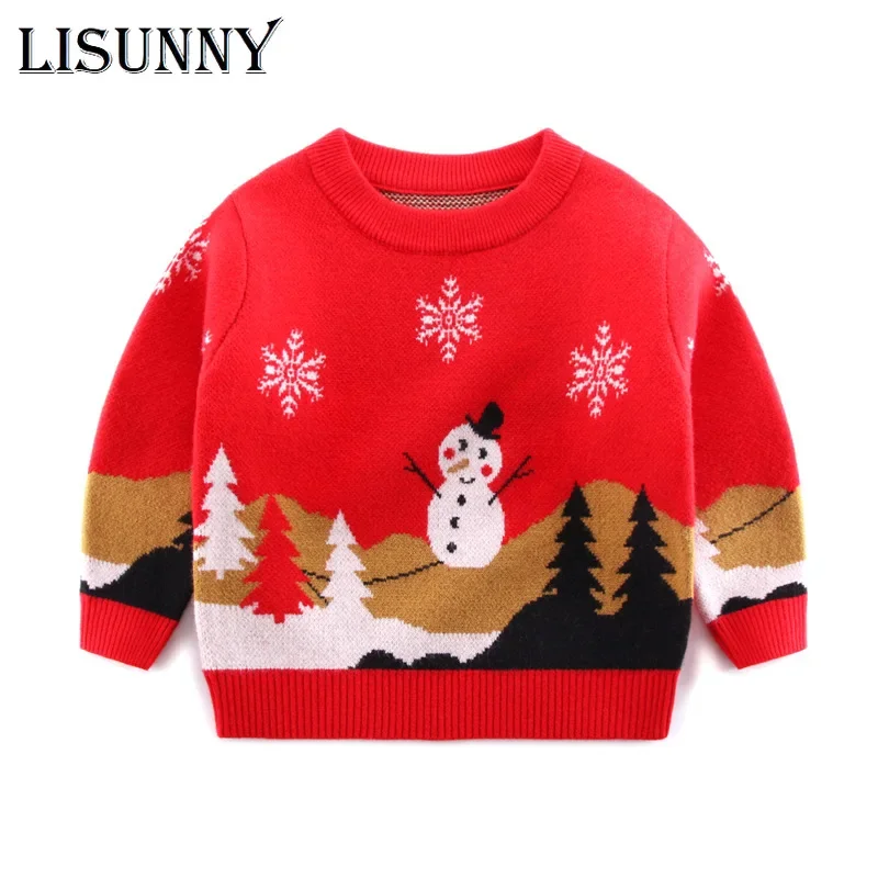 Baby Clothing Jumper - 2025 herbst Winter Kind Weihnachten Pullover
