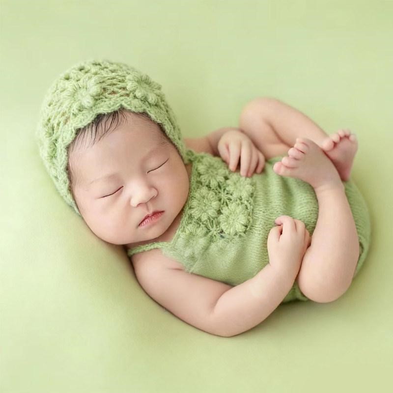 Baby Clothing Discount - 2026 Neugeborenen Mohair-Strampler für Fotografie-Requisiten, Handgefertigte