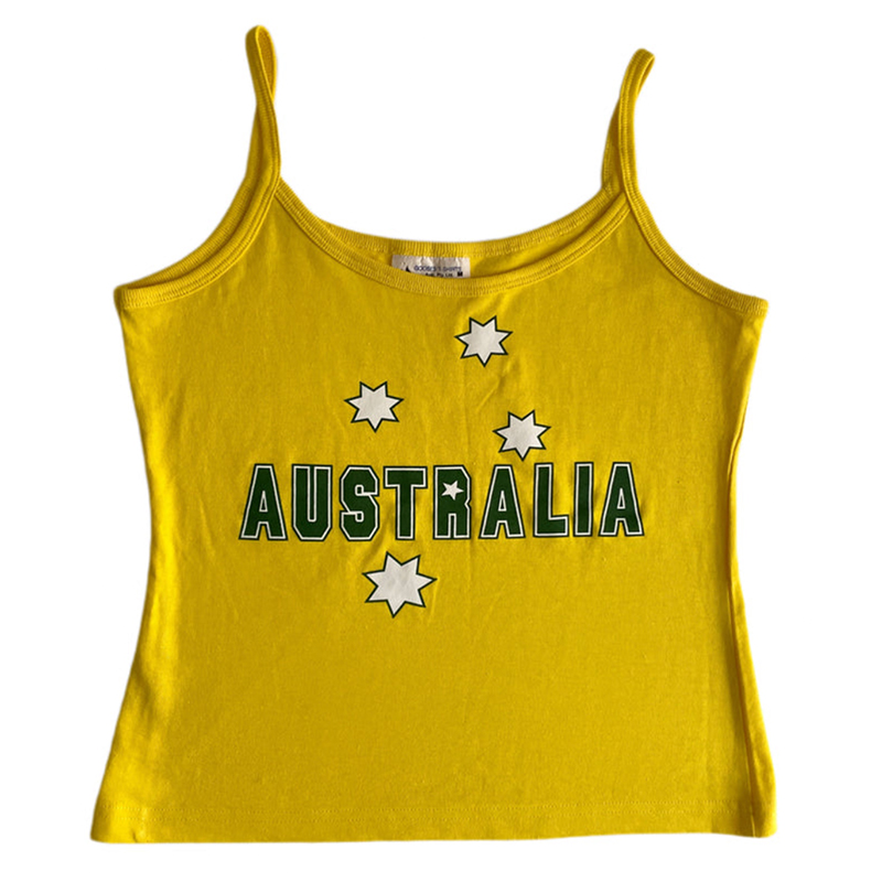 Gelb bedruckte Y2k Kleidung Vi – Baby Yellow Clothing Women Bewertung und Preis